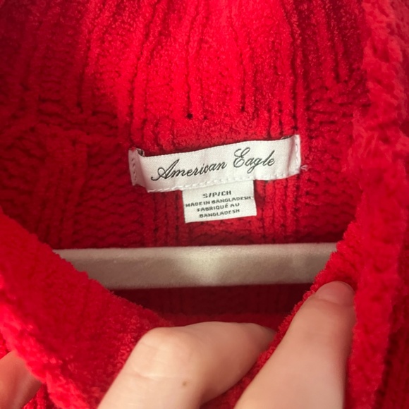 American Eagle Cropped Knit Cardigan - Picture 2 of 4